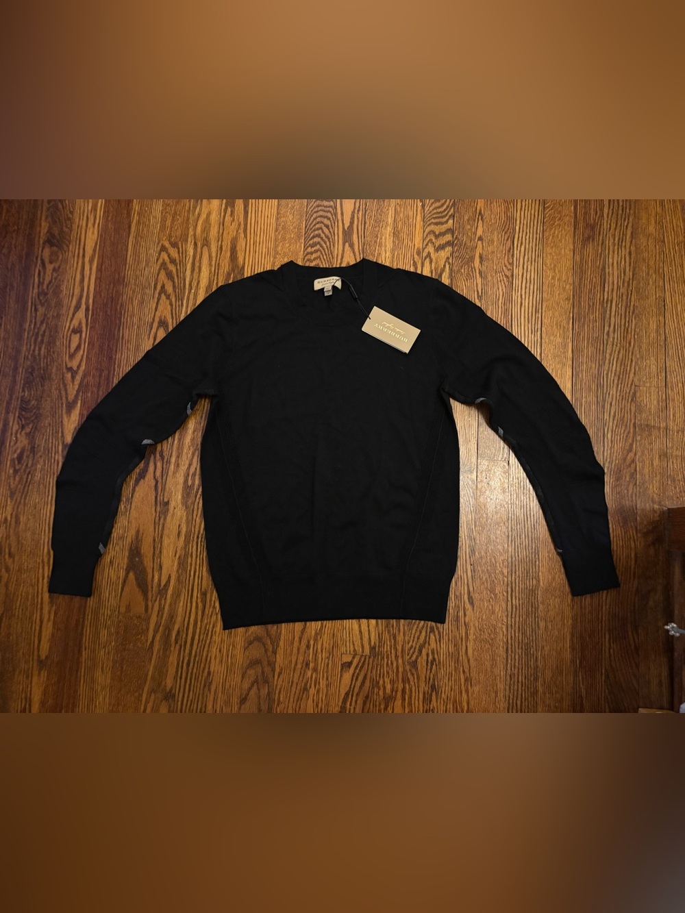 Burberry Black Men’s Crewneck Knit Sweater
